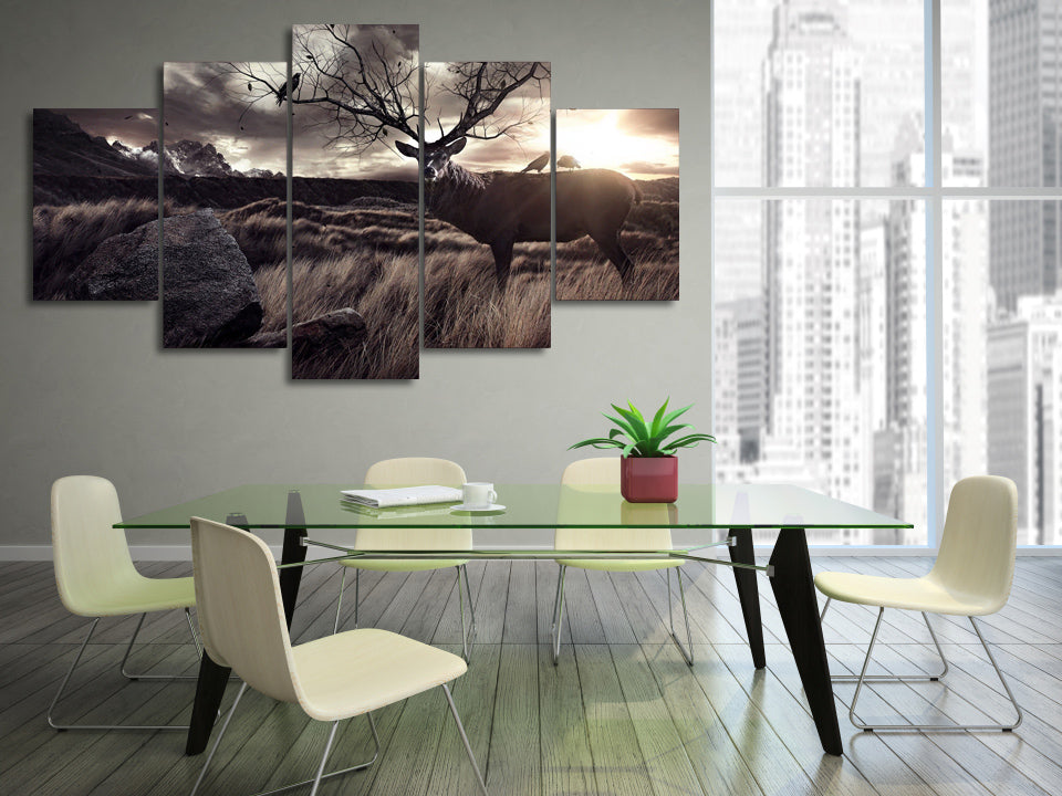 HD Printed Animal Scenery Art Painting Canvas Print room decor print poster picture canvas Free shipping/dd-5843