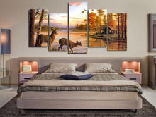 Load image into Gallery viewer, HD Printed The antelope to drink water Painting on canvas room decoration print poster picture canvas Free shipping/bb-4411
