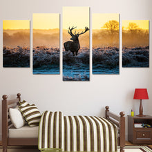 Load image into Gallery viewer, HD Printed African sunset deer Group Painting Canvas Print room decor print poster picture canvas Free shipping/tt-1577
