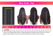 Load image into Gallery viewer, Peruvian Straight Hair Bundles With Closure Human Hair 3 Bundles With Closure Middle Part 4 Bundle Deals Non Remy Free Shipping
