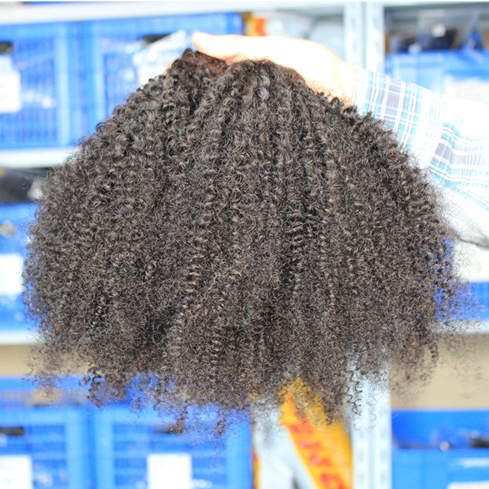 Mongolian Afro Kinky Curly Hair Bundles Deals Hair Products 3 Pcs Human Hair Weaving None Remy Hair Extension Prosa