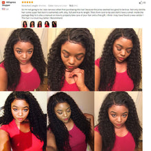 Load image into Gallery viewer, Human Hair Deep Wave Bundles With Closure Brazilian Hair Weave 3/4 Bundles With Closure NonRemy Human Hair Bundles Free Shipping
