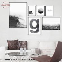 Load image into Gallery viewer, 900D Nordic Poster Scenery Seascape Decoration Pictures Canvas Painting Wall Pictures For Living Room Wall Art Decoration NOR060
