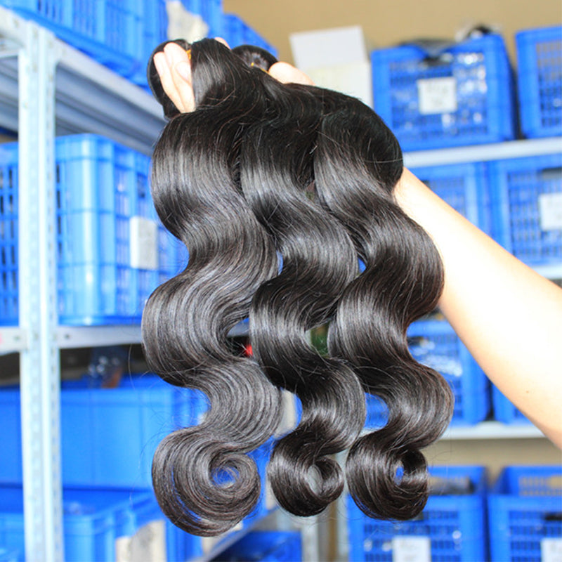 Peruvian Virgin Hair Body Wave Human Hair Bundles One Piece Prosa Hair Products 100%  Natural Hair Weaving Extensions