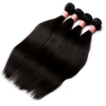 Load image into Gallery viewer, Brazilian Virgin Hair Extension 3Pcs Straight Wave Human Hair Weave Bundles Natural Color Hair Products Prosa
