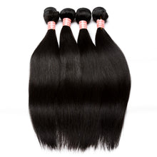 Load image into Gallery viewer, Brazilian Virgin Hair Extension 3Pcs Straight Wave Human Hair Weave Bundles Natural Color Hair Products Prosa
