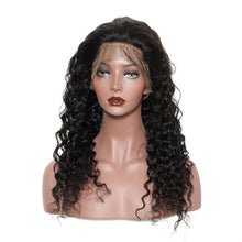 Load image into Gallery viewer, Deep Wave 360 Lace Frontal Wig Pre Plucked With Baby Hair 180% Density Brazilian Lace Front Human Hair Wigs Prosa Remy Hair
