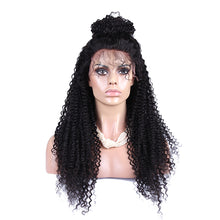 Load image into Gallery viewer, Kinky Curly 360 Lace Frontal Wig Pre Plucked With Baby Hair 180% Density Brazilian Lace Front Human Hair Wigs Prosa Remy
