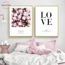 Load image into Gallery viewer, Nordic Poster Canvas Painting Poster, Flower Wall Pictures For Living Room, Decoration
