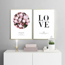 Load image into Gallery viewer, Nordic Poster Canvas Painting Poster, Flower Wall Pictures For Living Room, Decoration
