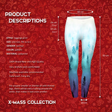 Load image into Gallery viewer, Streetwear Women Legging Forest Ombre Printing Blue Fitness Leggings Woman Pants
