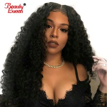 Load image into Gallery viewer, Pre Plucked Lace Frontal Wig 150% Density Deep Wave Human Hair Wig Brazilian Remy Lace Front Wig With Baby Hair Beauty Lueen
