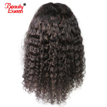 Load image into Gallery viewer, Pre Plucked Lace Front Human Hair Wigs Curly Malaysia Remy Hair 150% Density Lace Front Wig With Baby Hair For Women BeautyLueen
