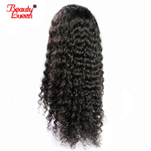 Load image into Gallery viewer, Pre Plucked Lace Frontal Wigs 150% Density Peruvian Deep Wave Lace Front Human Hair Wigs For Black Women Remy Hair Beauty Lueen
