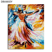 Load image into Gallery viewer, DRAWJOY Framed DIY Painting By Numbers DIY Oil Painting Painting&amp;Calligraphy Hand Painted On Canvas Wall Art
