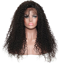 Load image into Gallery viewer, 360 Lace Frontal Wig Pre Plucked With Baby Hair 180% Density Brazilian Curly Lace Frontal Human Hair Wigs Prosa Remy
