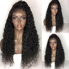 Load image into Gallery viewer, Deep wave Lace Frontal Wigs 150% Density Pre Plucked Lace Front Wigs For Women Hair Wig Malaysia Remy Human Hair Beauty Lueen

