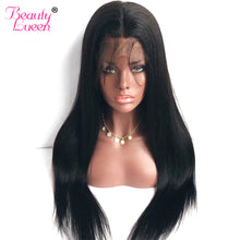 Load image into Gallery viewer, Peruvian Straight Lace Front Wigs Pre Plucked With Baby Hair Remy Lace Front Human Hair Wigs For American African Women
