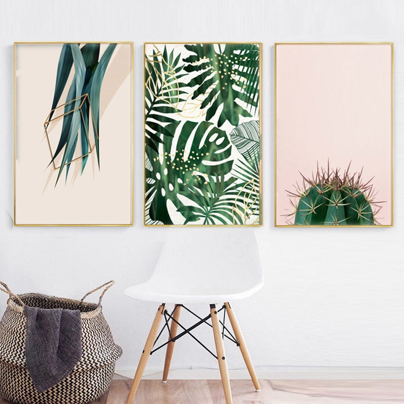 Cactus Plant Canvas Prints Posters And Prints Wall Pictures For Living Room Wall Art Canvas