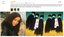 Load image into Gallery viewer, Mstoxic Afro Kinky Curly Bundles With Closure Non-Remy Human Hair Bundles With Closure Brazilian Hair Weave Bundles With Closure

