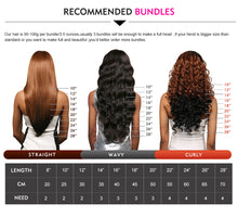 Load image into Gallery viewer, Luvin Brazilian Hair Weave Afro Kinky Curly Human Hair 3 4 Bundles With Lace Closure Bleached Knots Remy Hair Extension

