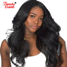 Load image into Gallery viewer, 360 Lace Frontal Wig Pre Plucked With Baby Hair 150% Density Peruvian Body Wave Lace Front Human Hair Wigs Remy Beauty Lueen
