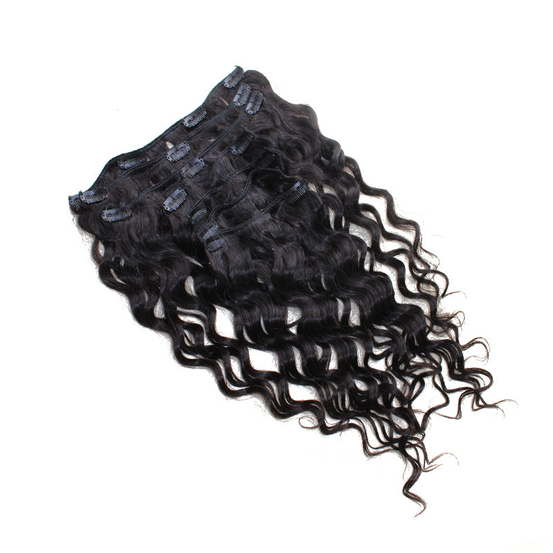 Loose Wave Clip In Human Hair Extensions 7Pcs/120G Full Head Brazilian Hair Clip Natural Hair Prosa Remy Hair Products