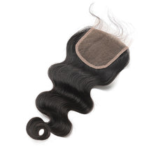 Load image into Gallery viewer, Body Wave  3 Human Hair Bundles With Closure 4Pcs Brazilian Virgin Hair With Closure Natural Color Prosa Hair Products
