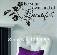 Load image into Gallery viewer, Be Your Own Kind Of Beautiful Marilyn Monroe Quotes Wall Decals 8028 Vinyl Wall Stickers for Home Bedroom Decor
