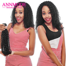Load image into Gallery viewer, Malaysian Afro Kinky Curly Hair Bundles 1/3/4 Piece Free Shipping Natural Color 100% Human Hair Non Remy Hair Extensions Annmode
