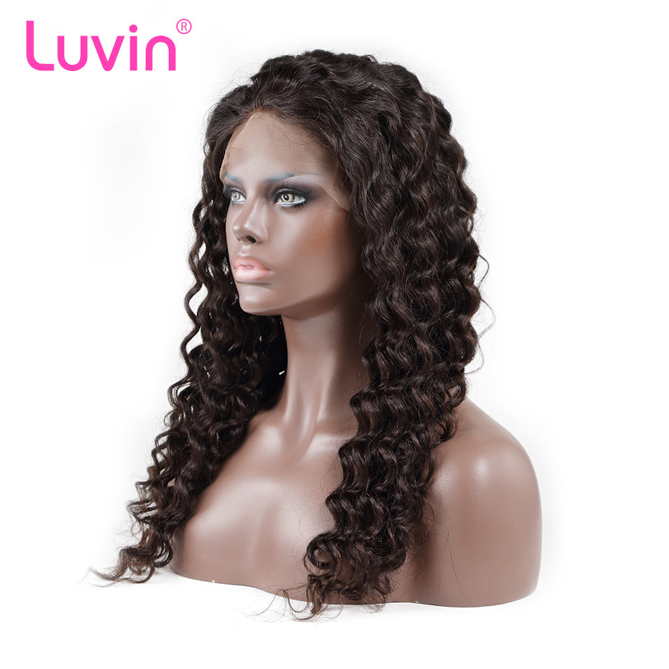 Luvin Glueless Bob Lace Front Human Hair Wigs Loose Wave Peruvian Remy Hair Lace Frontal Wigs For Black Women With Baby Hair