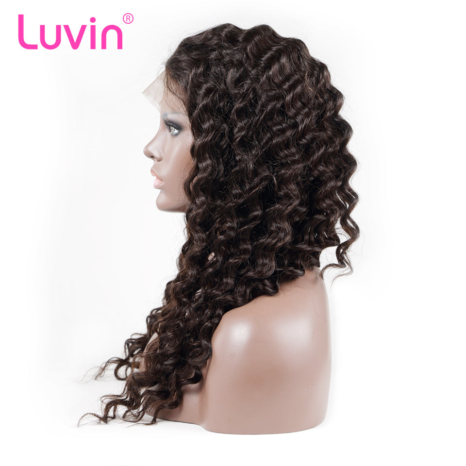Luvin Glueless Bob Lace Front Human Hair Wigs Loose Wave Peruvian Remy Hair Lace Frontal Wigs For Black Women With Baby Hair