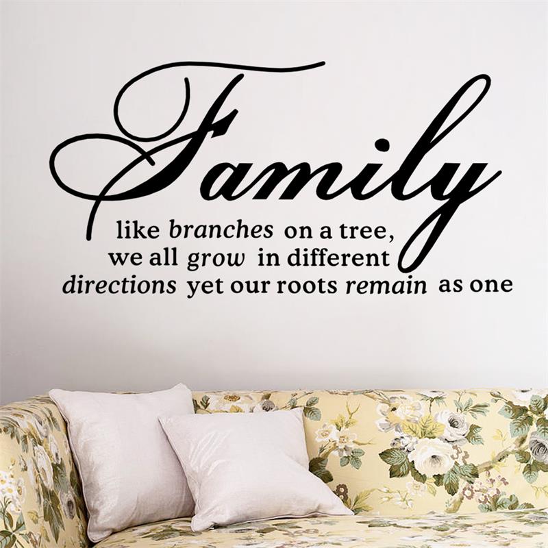 Family like Branches on the tree Wall Stickers Home Decor DIY Art Vinyl Wall Sticker Decals 8082 Mural Home decoration
