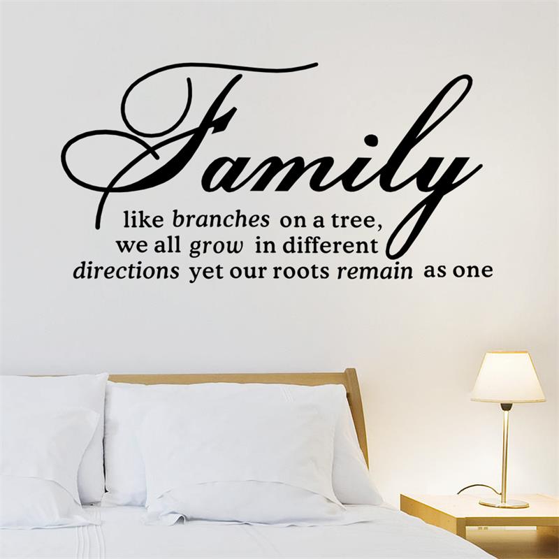 Family like Branches on the tree Wall Stickers Home Decor DIY Art Vinyl Wall Sticker Decals 8082 Mural Home decoration