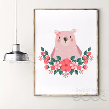 Load image into Gallery viewer, Princess Bear Canvas Art Print Poster, Wall Pictures for Home Decoration, Wall Decor FA238-1
