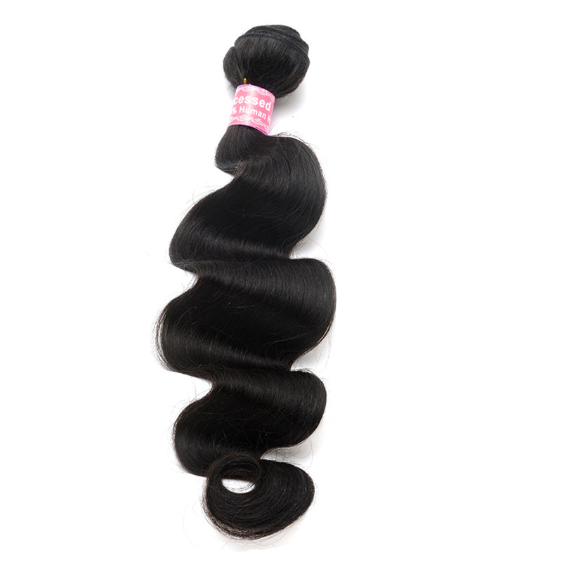 Malaysian Virgin Hair Body Wave Bundles Prosa Hair Products One Piece Natural Color 100% Human Hair Weaving Extensions