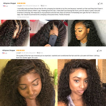 Load image into Gallery viewer, Luvin Brazilian Deep Wave Human Hair Weave 3 4 Bundles With Closure Curly Remy Hair Extension Cheap Bundles of Hair with Closure
