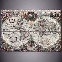 Load image into Gallery viewer, Printed Ancient map Painting Canvas Print room decor print poster picture canvas Free shipping/ny-5714

