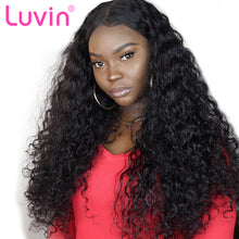 Load image into Gallery viewer, Luvin Glueless Full Lace Human Hair Wigs With Baby Hair Malaysian Curly Wig Lace Frontal Wigs For Black Women Deep Wave Lace Wig
