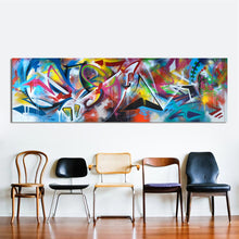 Load image into Gallery viewer, HDARTISAN Colorful Graffiti Oil Abstract Painting Canvas Prints for Wall Art Picture for Living room Home Decor
