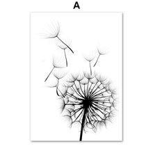 Load image into Gallery viewer, COLORFULBOY Posters And Prints Wall Art Canvas Painting Dandelion Feather Nordic
