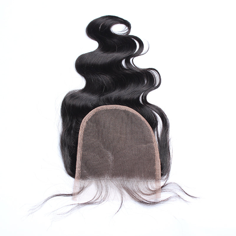 Brazilian Virgin Hair With Closure 4Pcs/Lot Body Wave Human Hair Bundles With Lace Closure 5x5 Prosa Hair Products