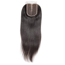 Load image into Gallery viewer, Luvin Malaysian Hair Weave Bundles Straight Hair Human Hair 3 4 Bundles With Closure Bleached Knots Remy Hair Extension
