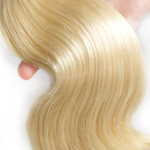 Load image into Gallery viewer, Luvin Brazilian Virgin Hair Body Wave 1PC 613 Blonde Hair Bundles 100% Human Hair Weave Bundles Hair Extension
