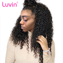 Load image into Gallery viewer, Luvin Peruvian Deep Wave Virgin Hair Extension 100% Human Hair Weave 30 inch Bundles Unprocessed Hair Weft 1 3 Bundles Curly
