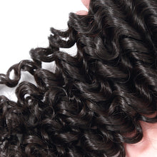 Load image into Gallery viewer, Brazilian Virgin Hair Deep Wave 4 Pcs/Lots 100% Natural Color Human Hair Weave Bundles No Shedding No Tangle Soft Hair
