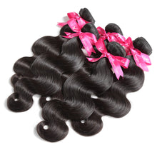 Load image into Gallery viewer, Luvin Malaysian Body Wave Virgin Hair 4 Pcs/Lot 100% Unprocessed Human Hair Weave Bundles No Shedding No Tangle Soft Hair
