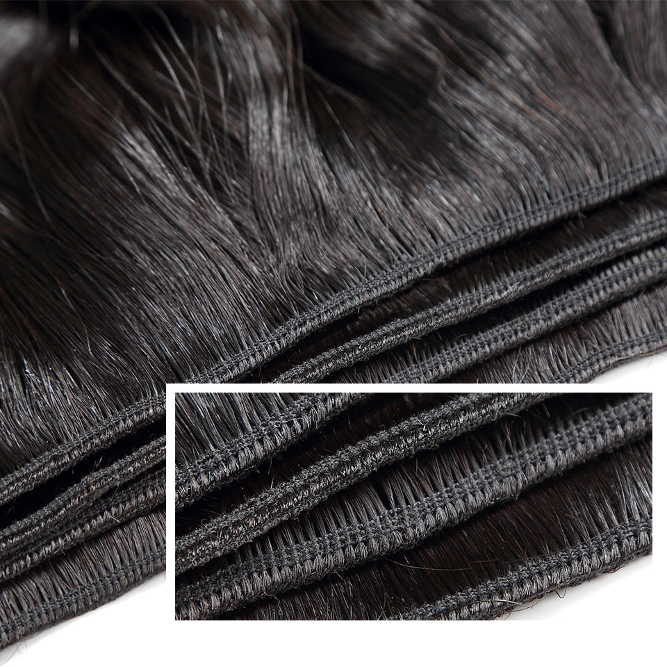 Luvin Peruvian Loose Wave Virgin Hair Weft 4 Pcs/Lot 100% Unprocessed Human Hair Weave Bundles Soft Hair No Shedding No Tangles