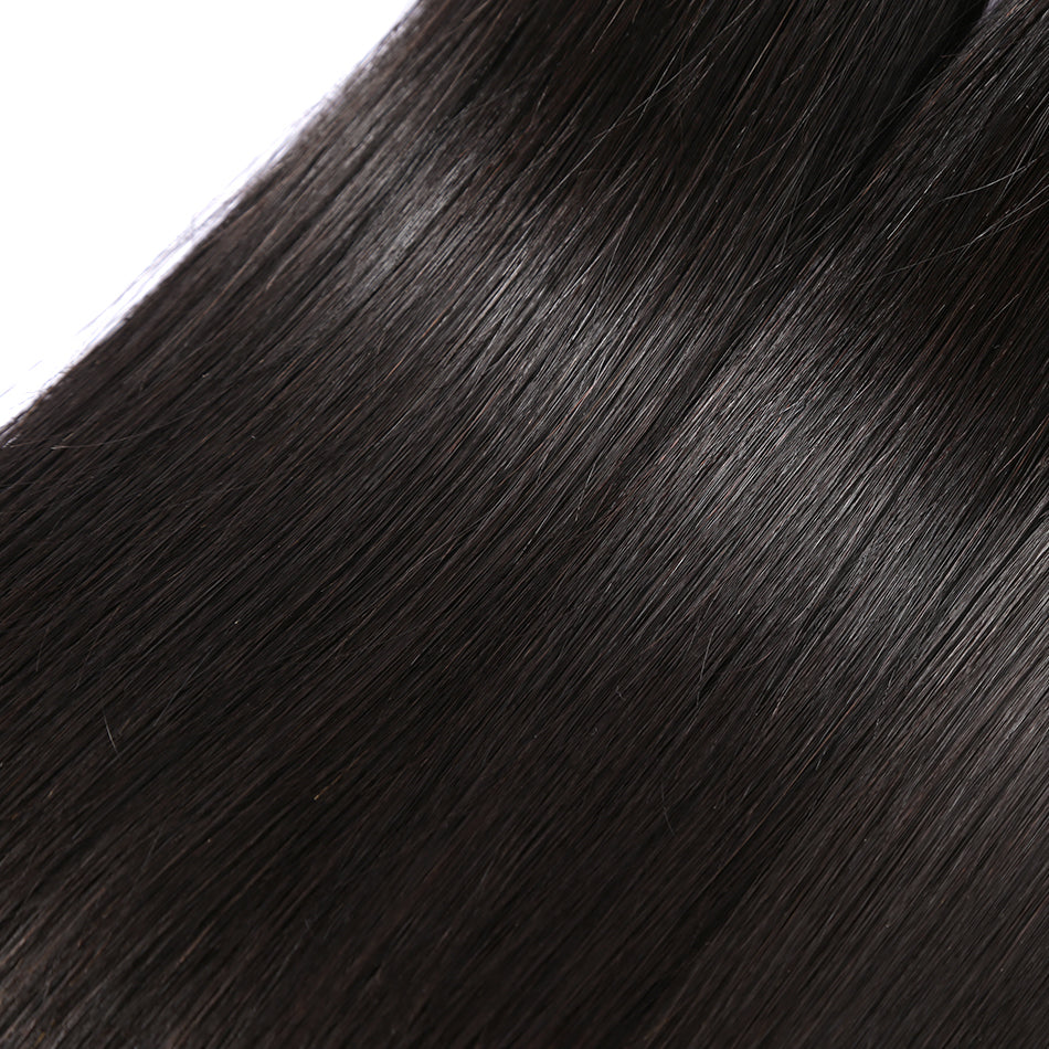 Luvin Malaysian Virgin Hair Straight 3 Bundles Lots 100% Human Hair Weave Bundles Natural Color Hair Extension Soft Hair