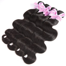 Load image into Gallery viewer, Luvin Brazilian Remy Hair Body Wave 4PCS/Lot 100% Unprocessed Human Hair Bundles Shipping Free
